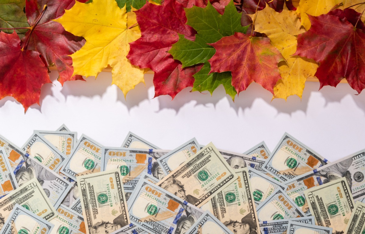 Professional reviewing spending, employee benefits, taxes, investments and financial goals during an October financial checkup.