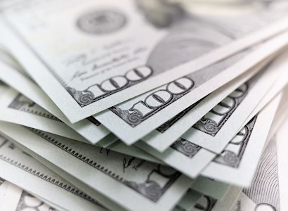 Stack of $100 bills