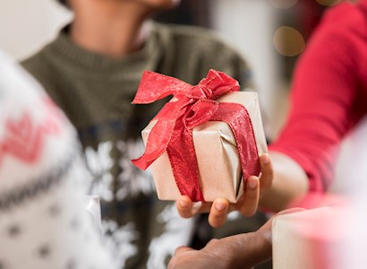 A gift is shared